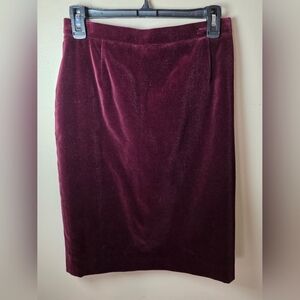 Escada Margaretha Ley Women's Velvet Fully Lined Skirt